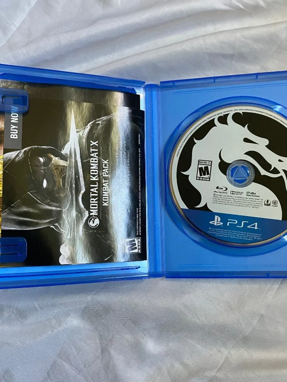 Mortal Kombat X Sony PlayStation 4 Video Game